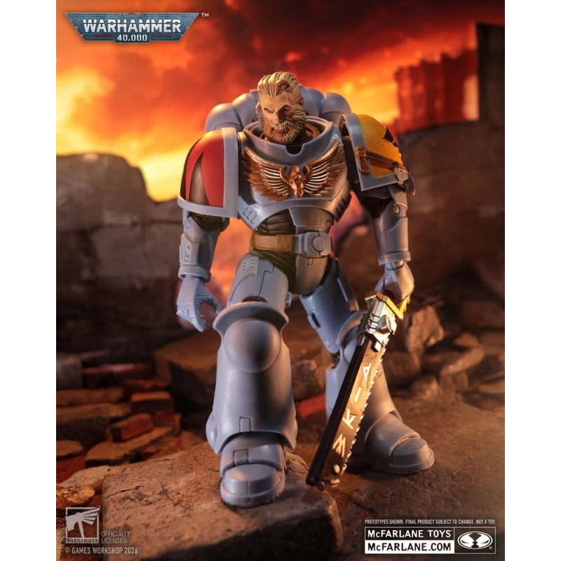 Warhammer 40,000 - Space Wolves Action Figure Grey Hunter 17 cm McFarlane