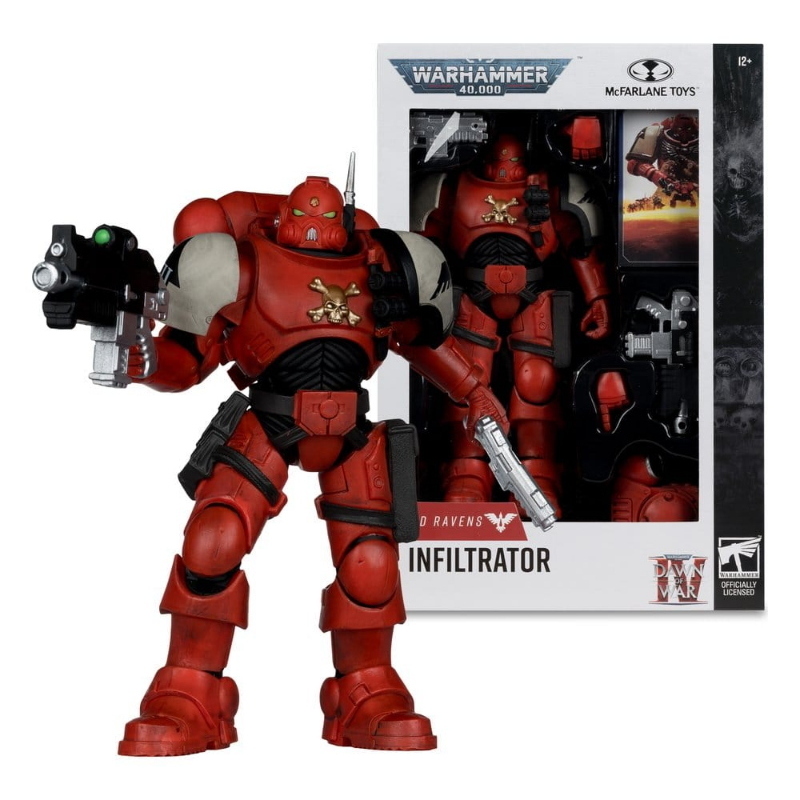 Warhammer 40,000 - Dawn of War 4 Action Figure Blood Ravens Infiltrator McFarlane