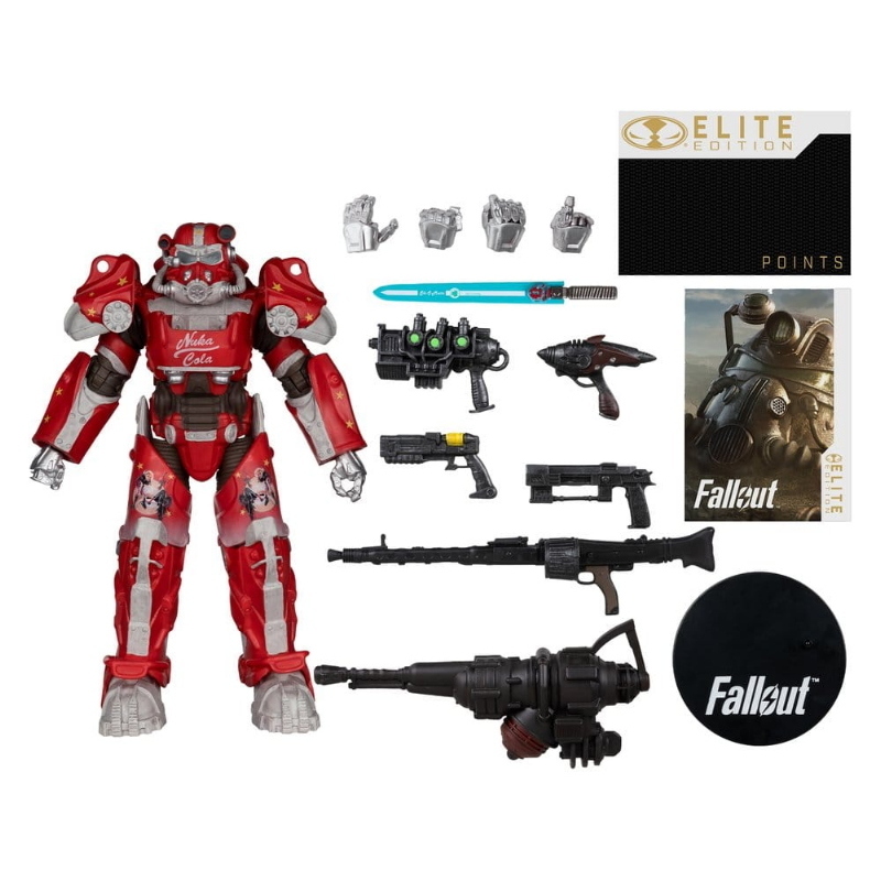 Fallout - 76 McFarlane Elite Edition Action Figure T-60 Nuka Cola Gold Label 18 cm