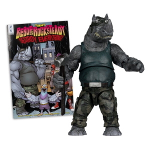 Teenage Mutant Ninja Turtles - Page Punchers Action Figure Rocksteady McFarlane