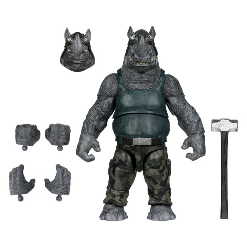 Teenage Mutant Ninja Turtles - Page Punchers Action Figure Rocksteady McFarlane