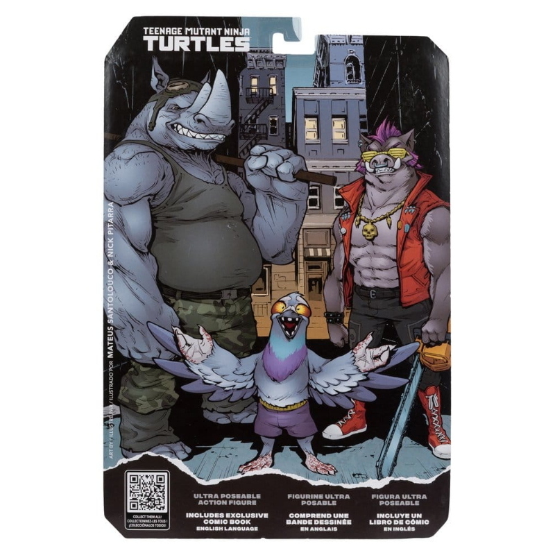 Teenage Mutant Ninja Turtles - Page Punchers Action Figure Rocksteady McFarlane
