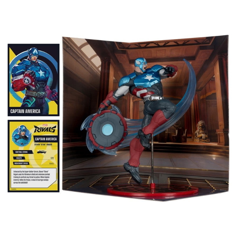 Marvel Rivals - Collection 1/10 Action Figure Captain America 20 cm McFarlane