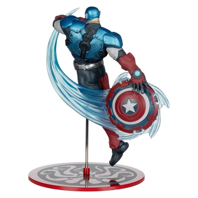 Marvel Rivals - Collection 1/10 Action Figure Captain America 20 cm McFarlane