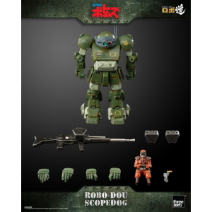 Armored Trooper VOTOMS - Robo-Dou Action Figure Scopedog 16 cm ThreeZero