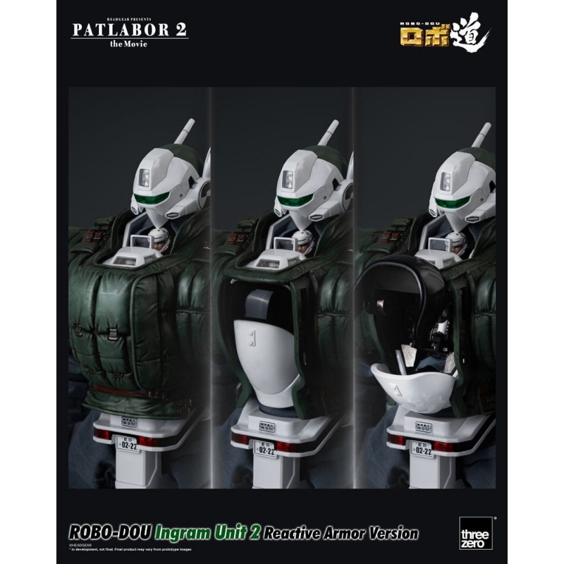 Patlabor - 2: The Movie Robo-Dou 1/35 Ingram Unit 2 Reactive Armor ThreeZero