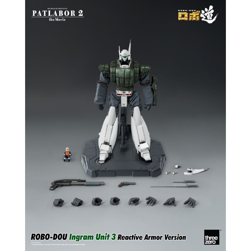 Patlabor - 2 The Movie Robo-Dou 1/35 Ingram Unit 3 Reactive Armor ThreeZero