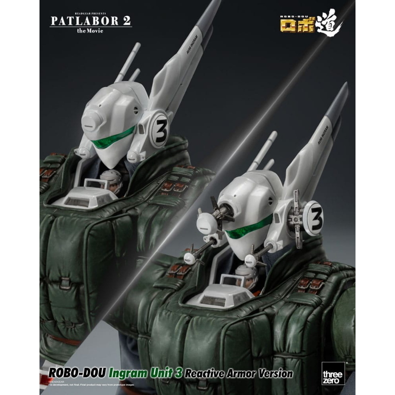 Patlabor - 2 The Movie Robo-Dou 1/35 Ingram Unit 3 Reactive Armor ThreeZero