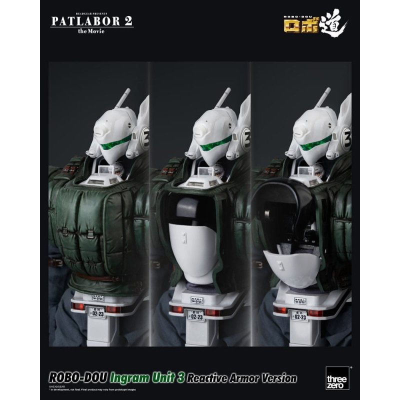 Patlabor - 2 The Movie Robo-Dou 1/35 Ingram Unit 3 Reactive Armor ThreeZero