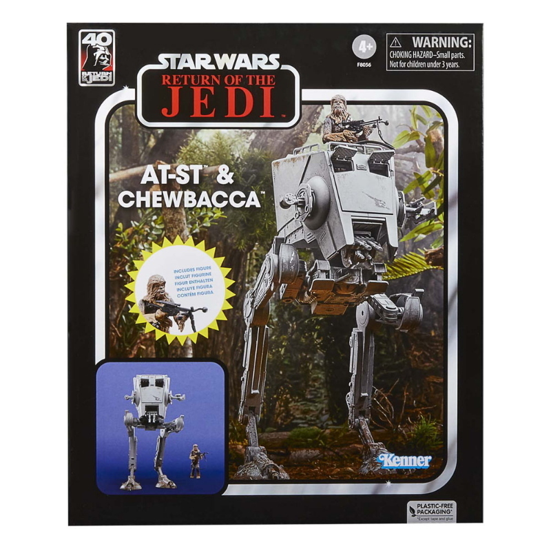Star Wars Episode VI Vintage Collection Vehicle with Figure AT-ST & Chewbacca Hasbro
