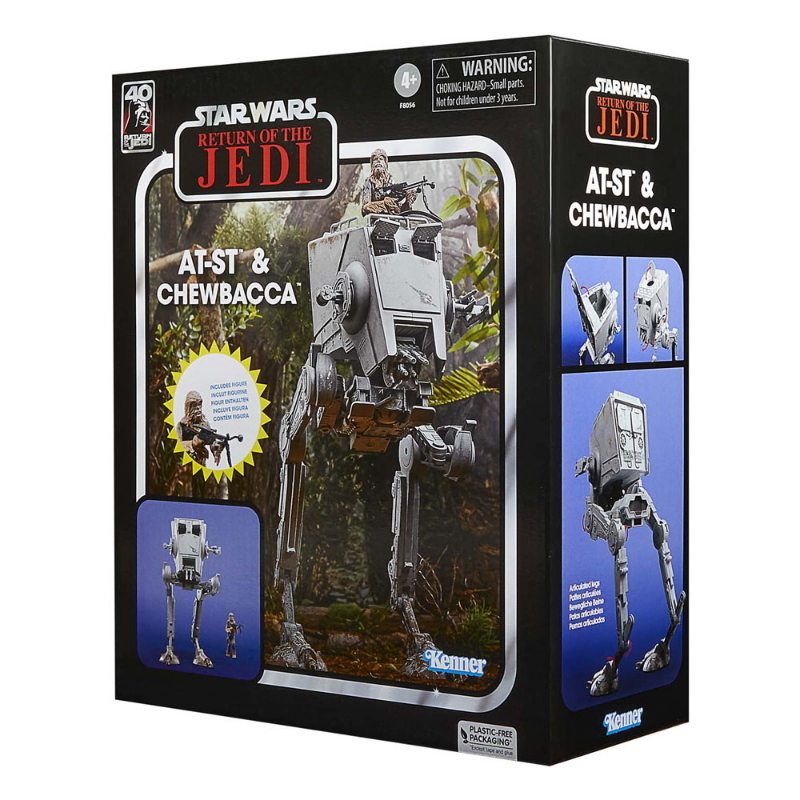 Star Wars Episode VI Vintage Collection Vehicle with Figure AT-ST & Chewbacca Hasbro