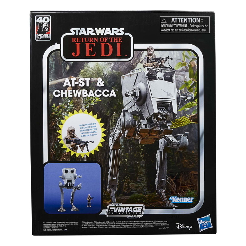 Star Wars Episode VI Vintage Collection Vehicle with Figure AT-ST & Chewbacca Hasbro