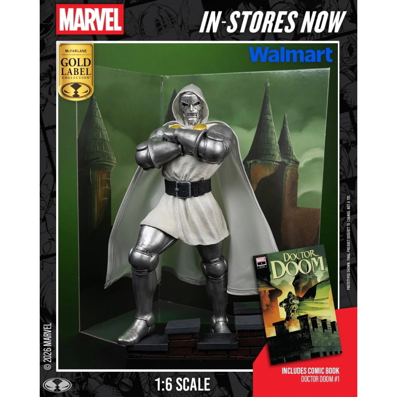 Marvel - Doctor Doom Future Foundation Gold Label Marvel Collection McFarlane Toys