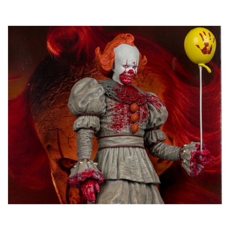 IT - Welcome to Derry Bloody Pennywise Movie Maniacs McFarlane Toys