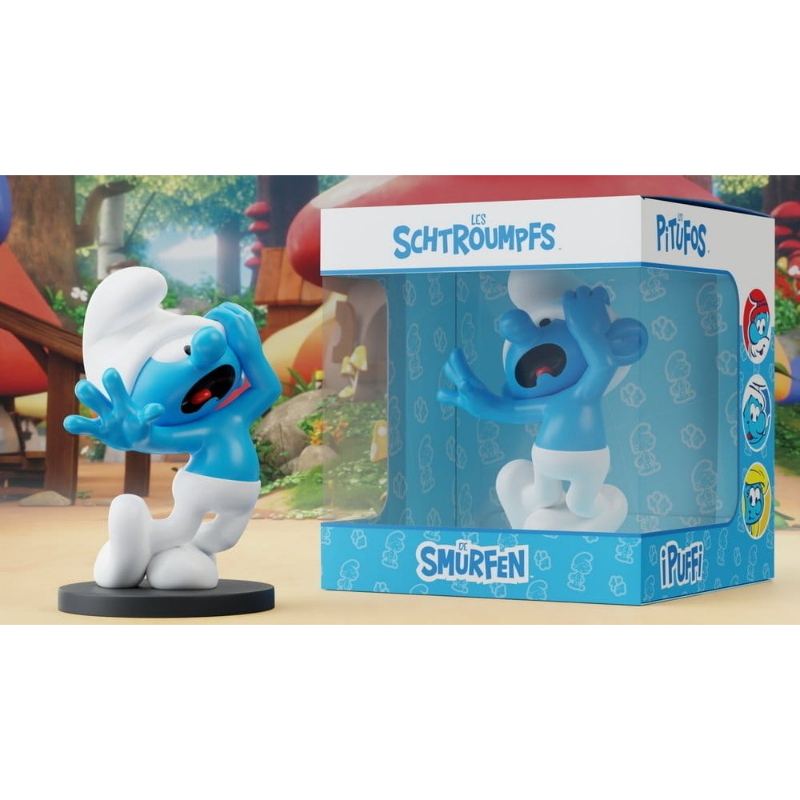 The Smurfs - I Puffi Clumsy Smurf Blue Resin Puppy