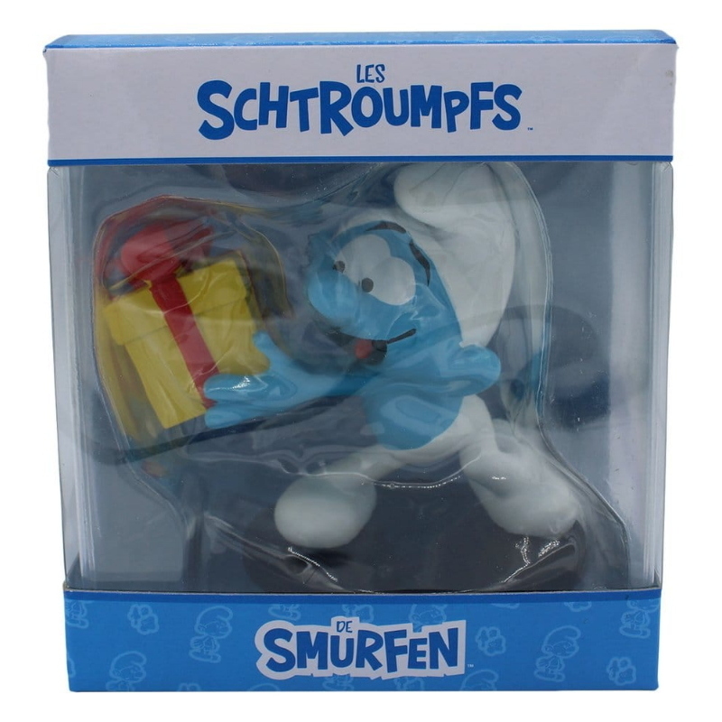 The Smurfs - I Puffi with Gift Jokey Smurf Blue Resin Puppy