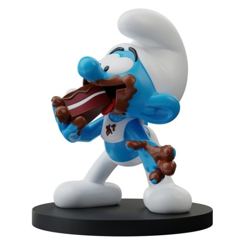 The Smurfs - I Puffi Greedy Smurf Blue Resin Puppy
