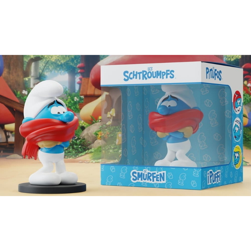 The Smurfs - I Puffi Chilly Smurf Blue Resin Puppy