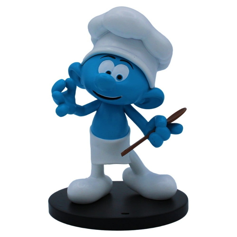 The Smurfs - I Puffi Chef Smurf Blue Resin Puppy