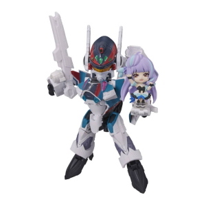 Macross Delta - VF-31 Siegfried & Mikumo Guynemer Tiny Session Bandai