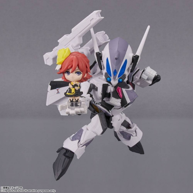Macross Delta - VF-31F Siegfried & Kaname Buccaneer Tiny Session Bandai