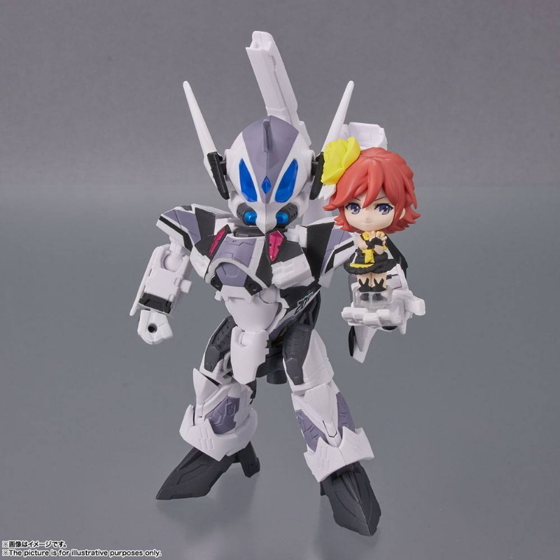 Macross Delta - VF-31F Siegfried & Kaname Buccaneer Tiny Session Bandai