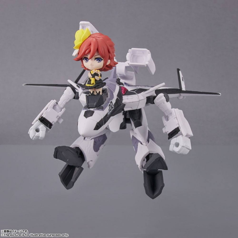 Macross Delta - VF-31F Siegfried & Kaname Buccaneer Tiny Session Bandai