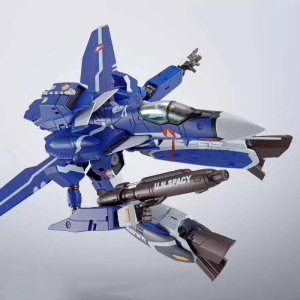 Macross Zero - Roy Focker Genius Blue VF-0S Phoenix Hi-Metal R Bandai
