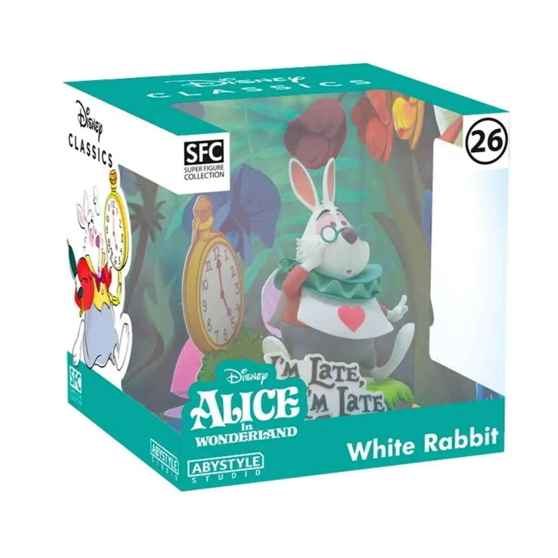 Disney - Alice nel Paese delle Meraviglie Bianconiglio Super Figure Collection Abystyle Studio