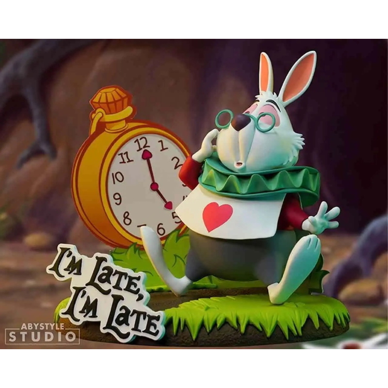 Disney - Alice nel Paese delle Meraviglie Bianconiglio Super Figure Collection Abystyle Studio