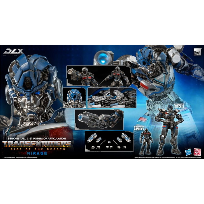 Transformers - Rise of the Beasts Mirage MDLX threezero