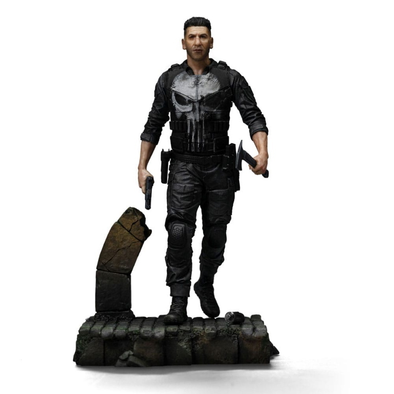 Marvel - Daredevil: Born Again Punisher Art Scale Iron Studios