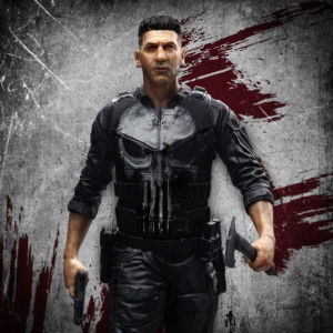 Marvel - Daredevil: Born Again Punisher Art Scale Iron Studios