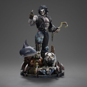DC Comics - Unleashed Lobo Art Scale Iron Studios