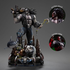 DC Comics - Unleashed Lobo Art Scale Iron Studios