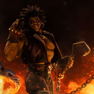 DC Comics - Unleashed Lobo Art Scale Iron Studios