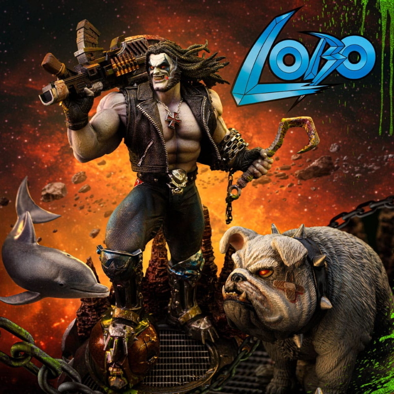 DC Comics - Unleashed Lobo Art Scale Iron Studios
