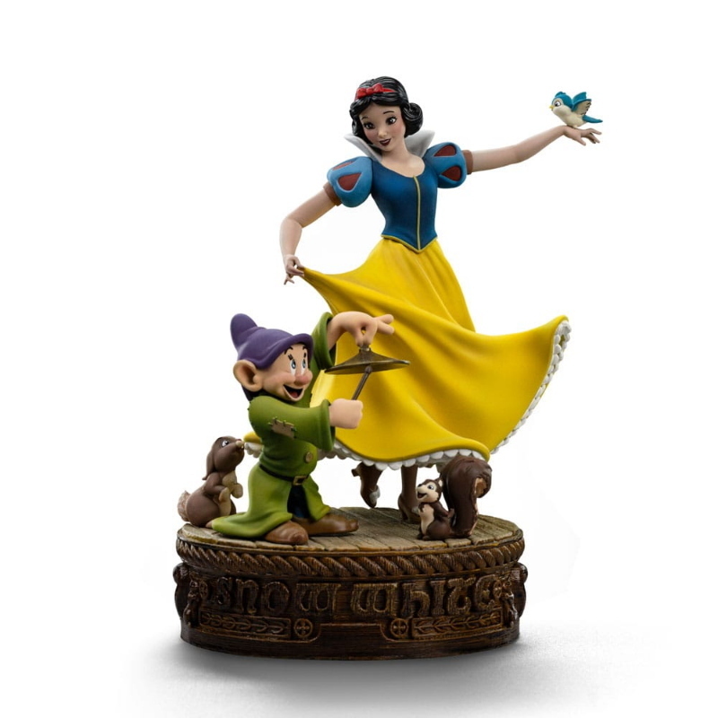 Disney - Biancaneve Snow White & Dopey Art Scale Iron Studios