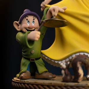 Disney - Biancaneve Snow White & Dopey Art Scale Iron Studios