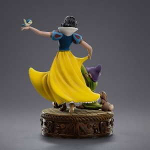 Disney - Biancaneve Snow White & Dopey Art Scale Iron Studios