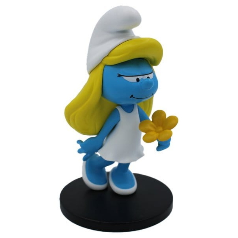Puffi The Smurfs - Blue Resin Statua Smurfette Puppy