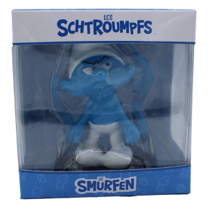 Puffi The Smurfs - Blue Resin Statua Grouchy Smurf Puppy