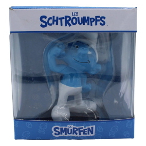 Puffi The Smurfs - Blue Resin Statua Hefty Smurf Puppy
