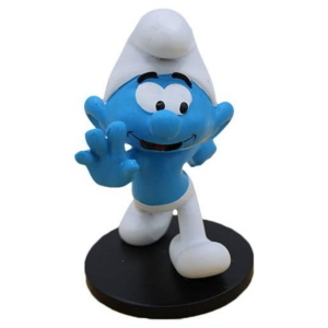 Puffi The Smurfs - Blue Resin Statua Puppy