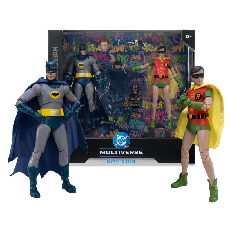 DC Comics - Batman 1966 Batman e Robin DC Multiverse McFarlane