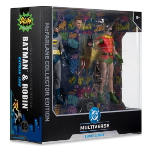 DC Comics - Batman 1966 Batman e Robin DC Multiverse McFarlane