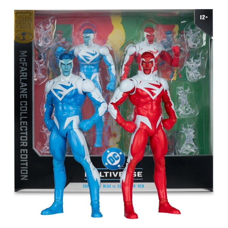 DC Comics - Superman Red vs Superman Blue DC Multiverse McFarlane