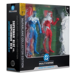 DC Comics - Superman Red vs Superman Blue DC Multiverse McFarlane