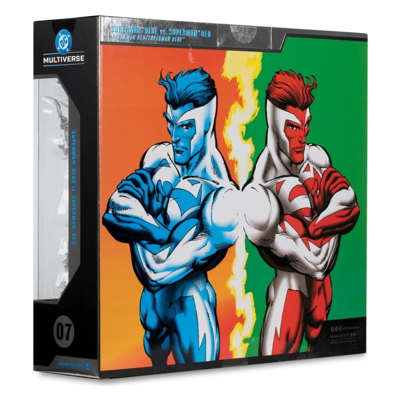 DC Comics - Superman Red vs Superman Blue DC Multiverse McFarlane