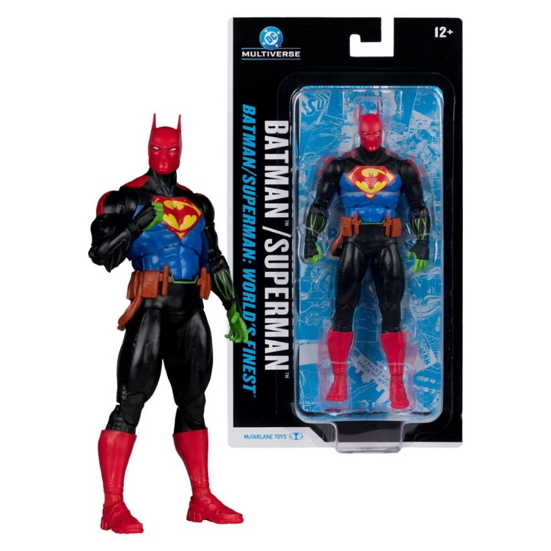 DC Comics - Superman World's Finest Batman DC Multiverse McFarlane